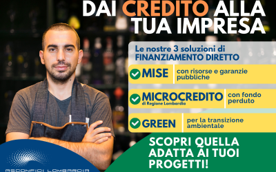 Le tre proposte di finanziamento diretto: trova la soluzione più adatta alla tua Impresa